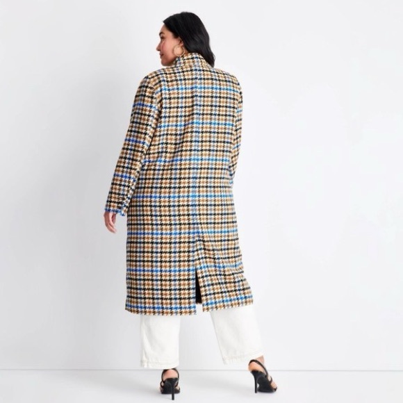 Future Collective Double Breasted Trench Coat : Kahlana Barfield Brown - Picture 3 of 15